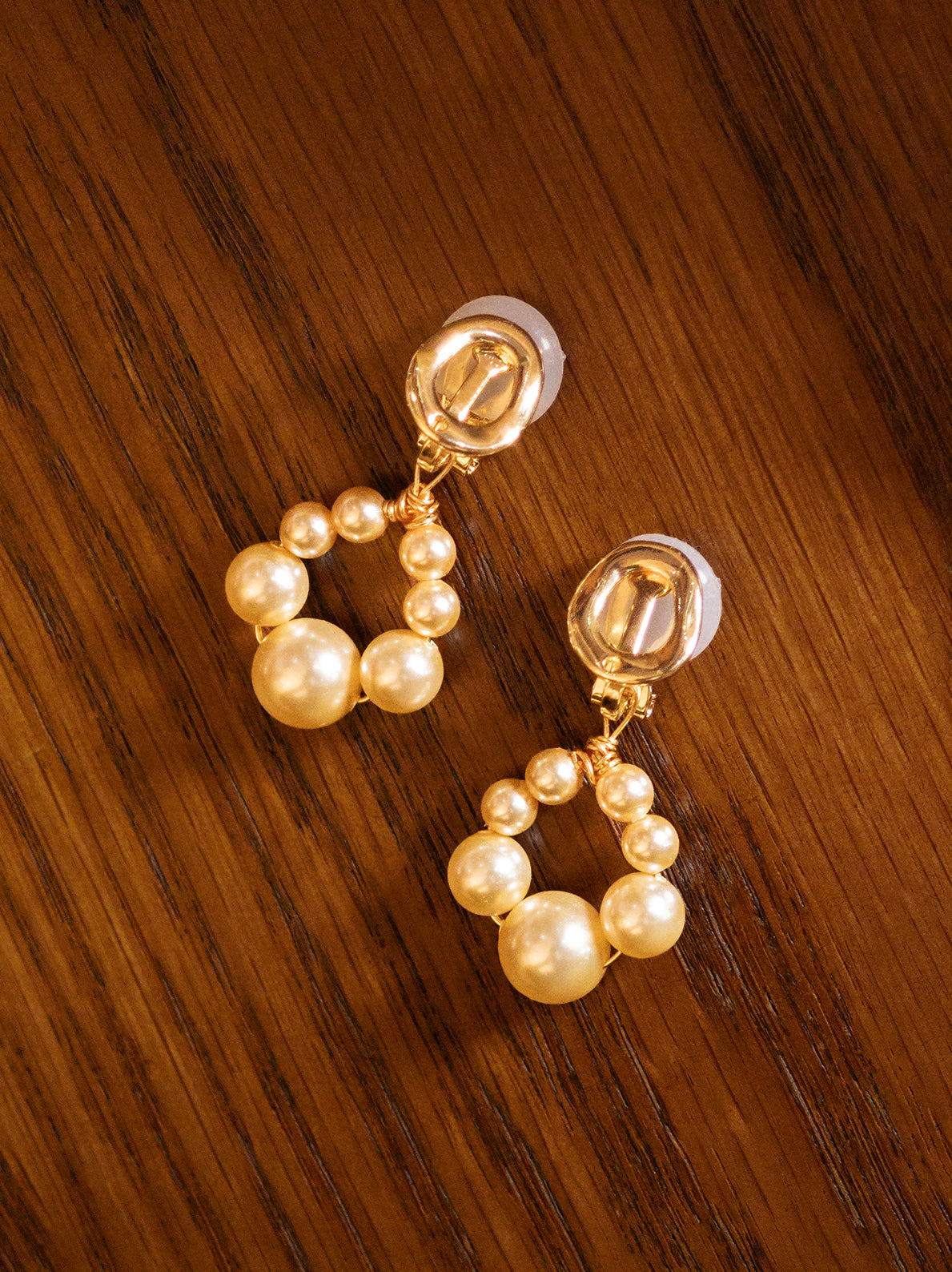 Pearl Spire Clip-On Ear Cuff