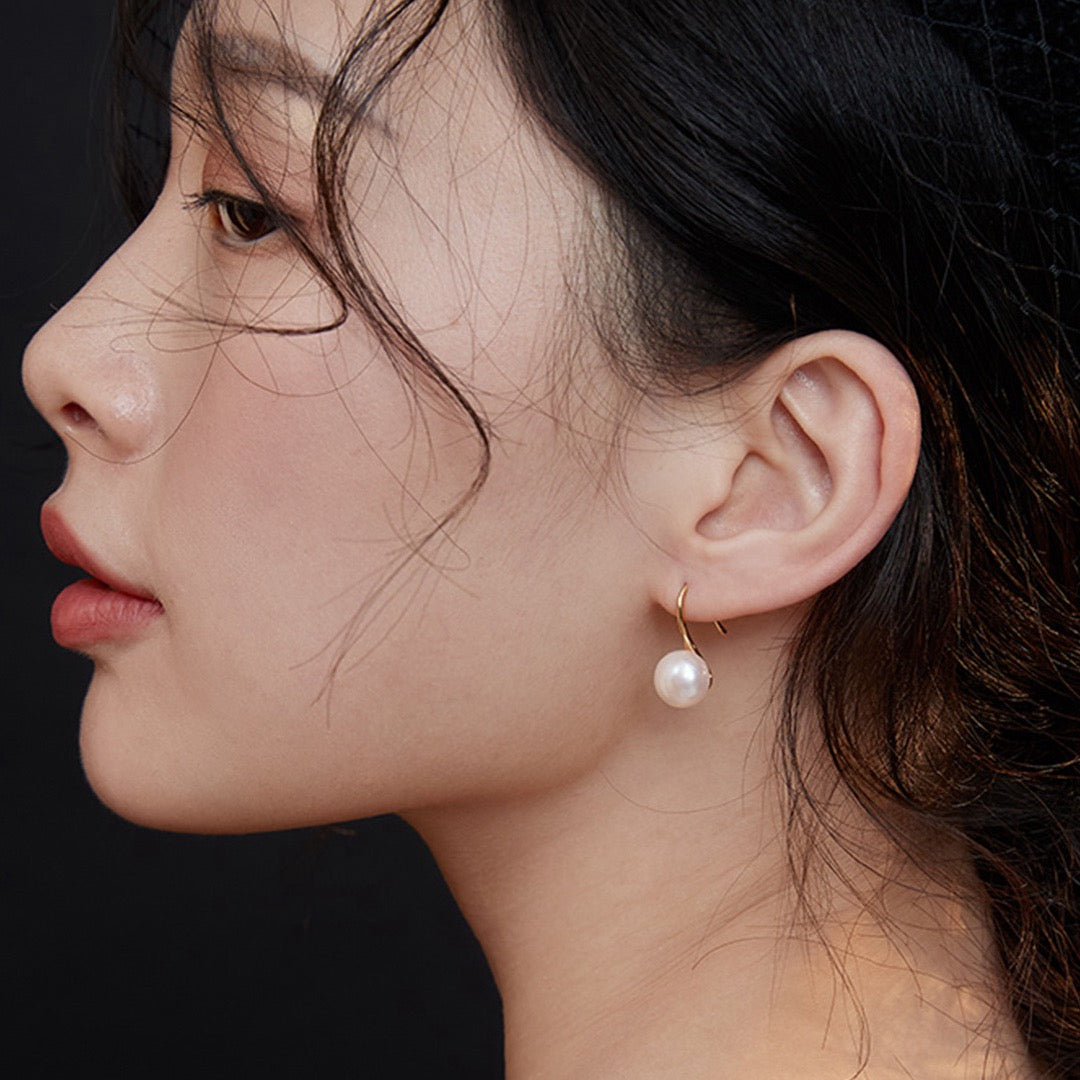 Timeless Drop Pearl Earrings