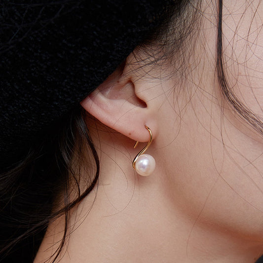Timeless Drop Pearl Earrings