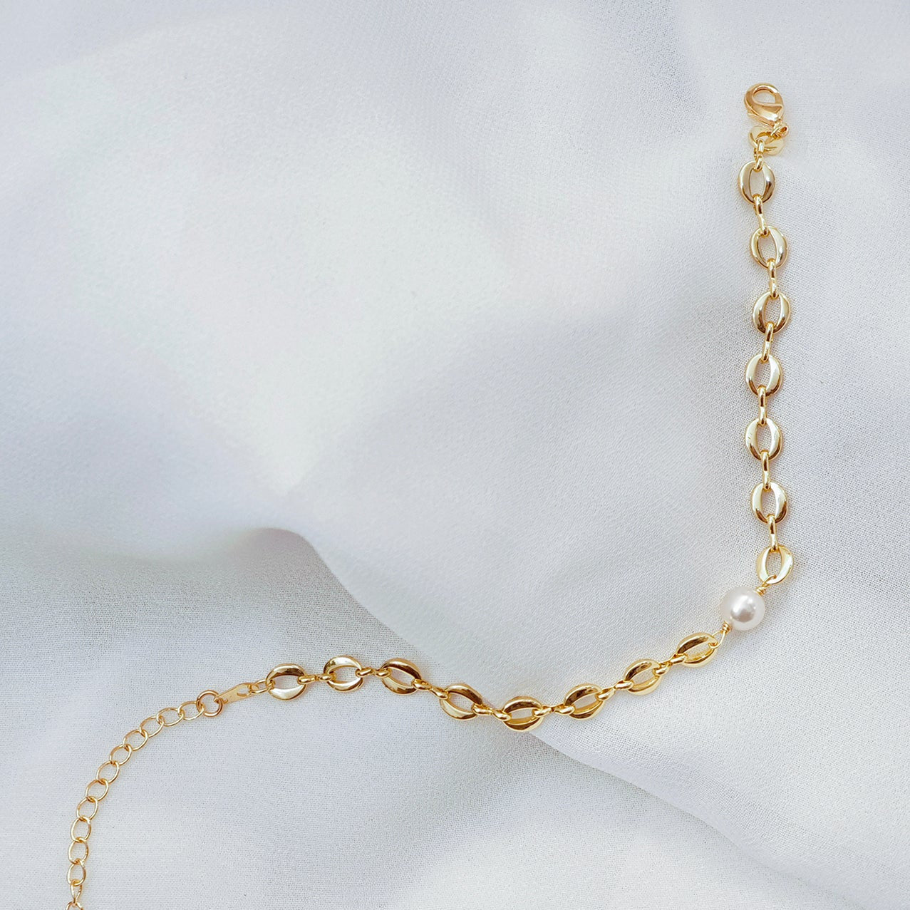 Swarovski Pearl Link Bracelet