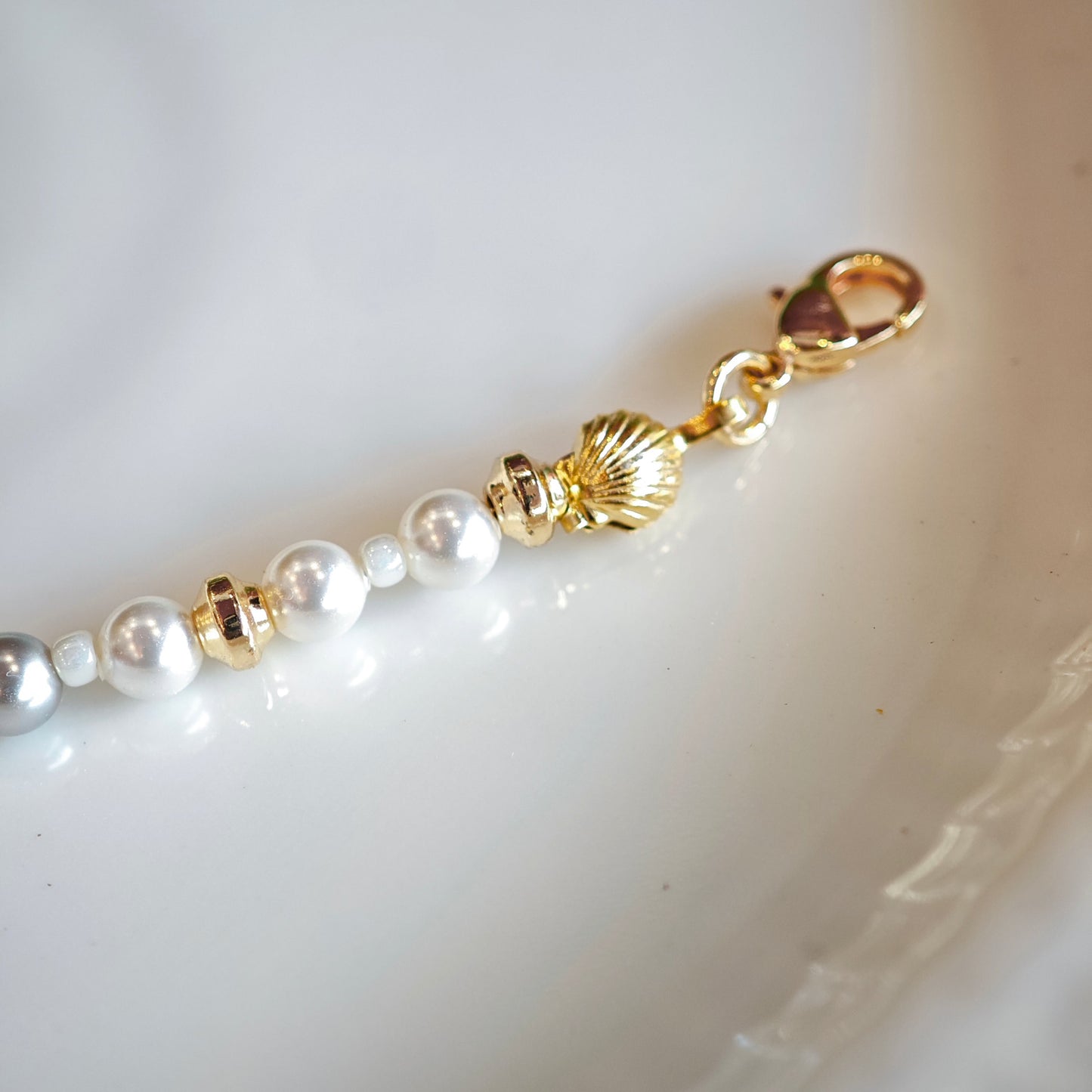 Swarovski Two-Tone Pearl Bracelet