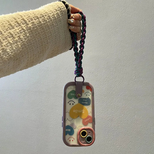 π Sweetheart Vibes Only β iPhone Case with Wrist Lanyard π