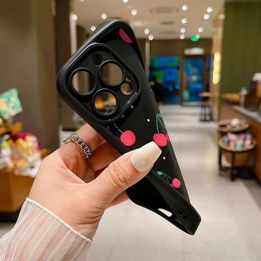 π Cherry On Top! Soft Silicone iPhone Case - iPhone 12/13/14 series