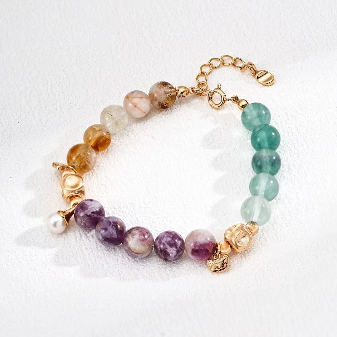 Aura Palette Mixed Gemstone Bracelet