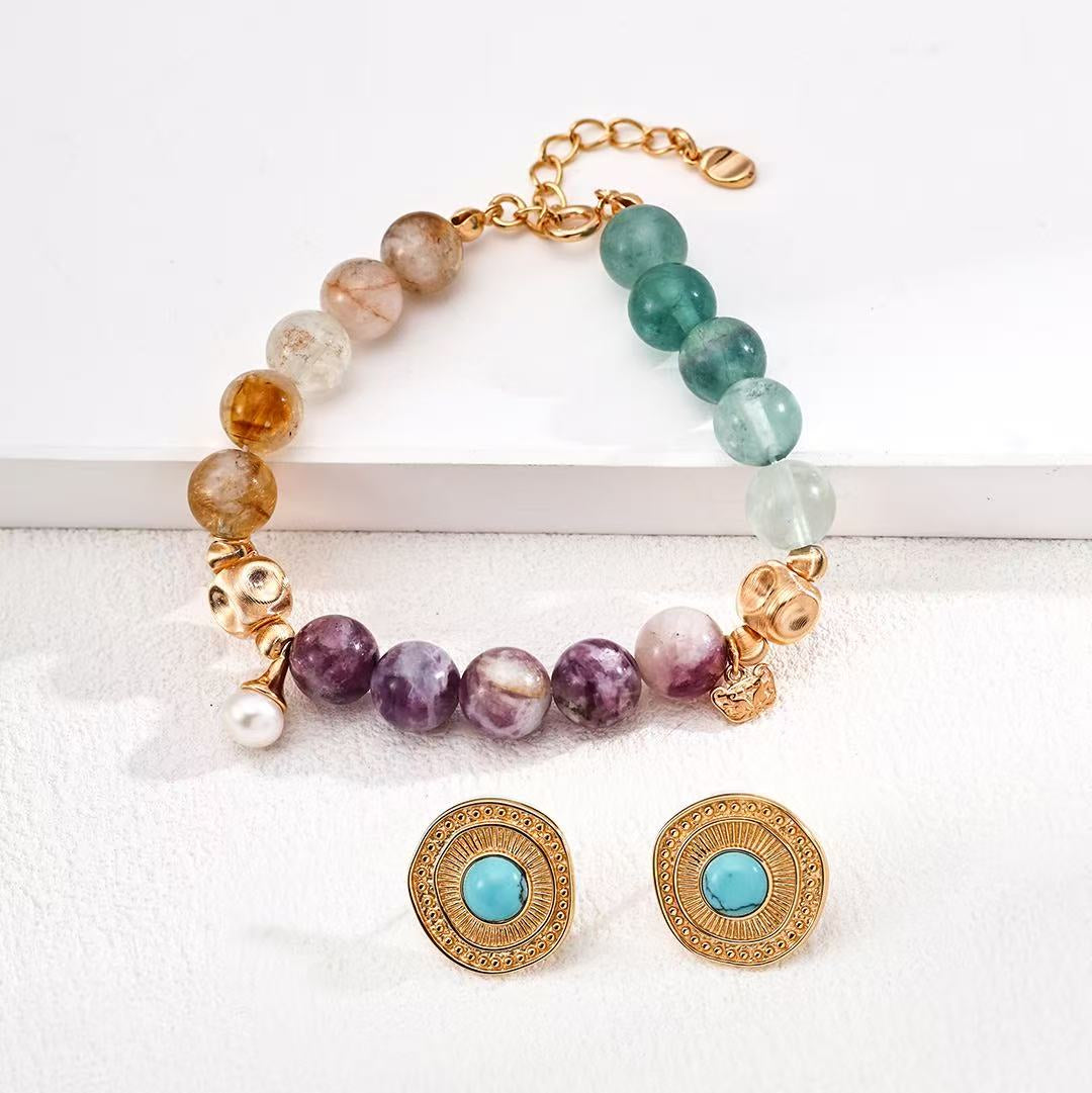 Aura Palette Mixed Gemstone Bracelet