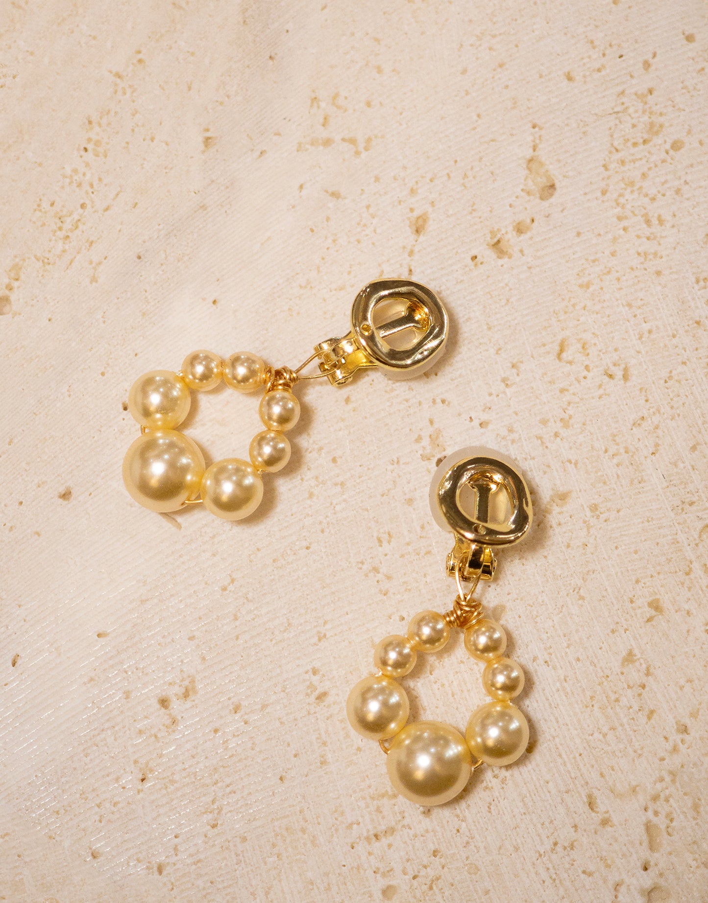 Pearl Spire Clip-On Ear Cuff