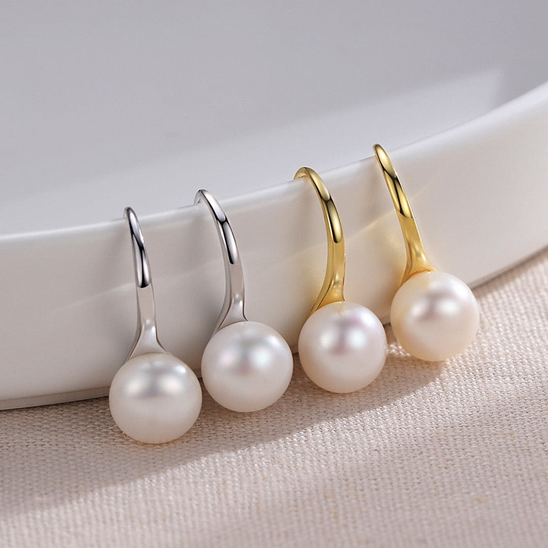 Timeless Drop Pearl Earrings