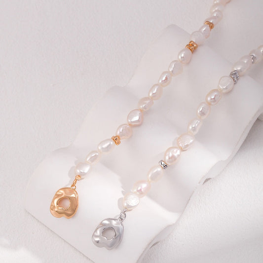 Elegant Baroque Freshwater Pearl Bracelet