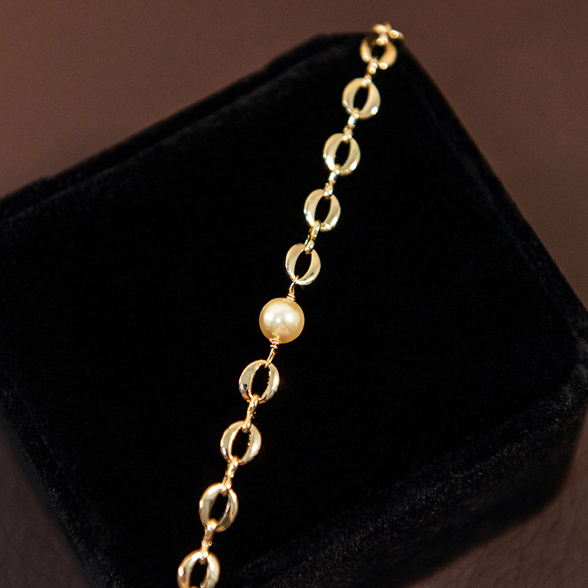 Swarovski Pearl Link Bracelet