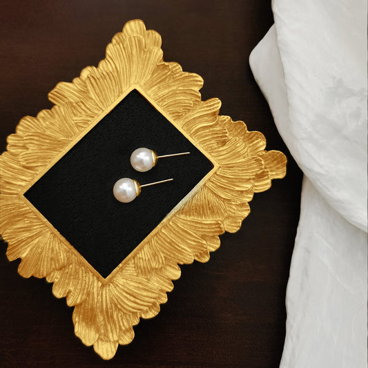 Classic Swarovski Pearl Stud Earrings