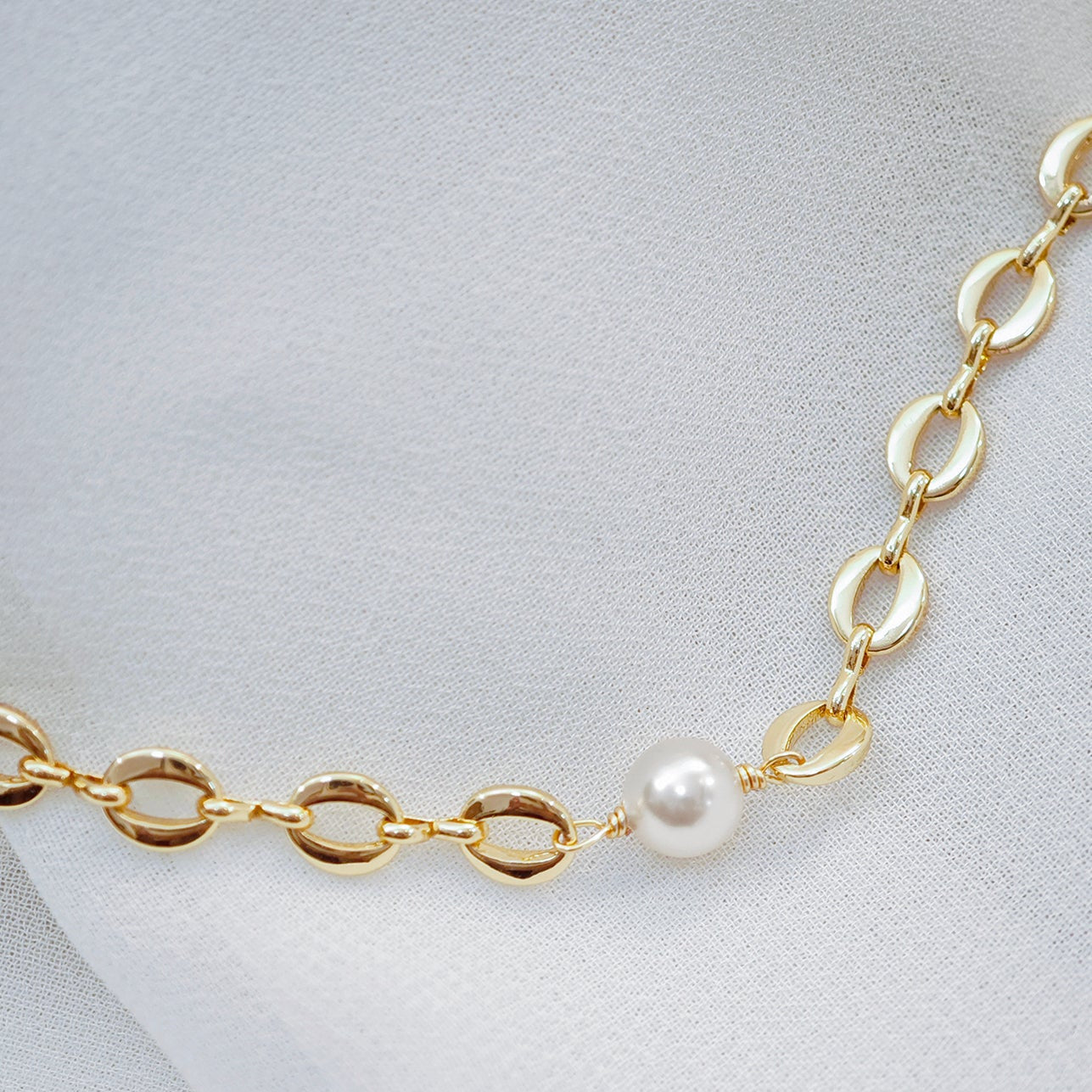 Swarovski Pearl Link Bracelet
