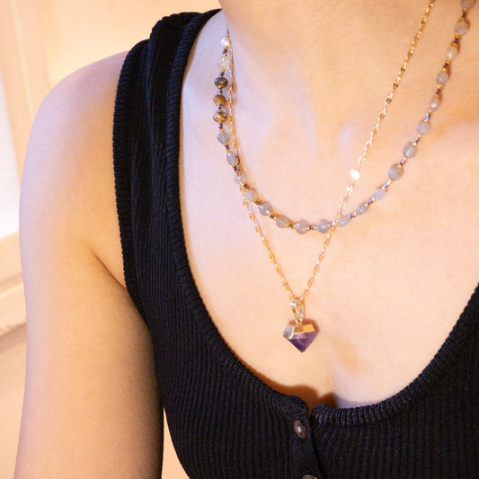Natural Amethyst Necklace