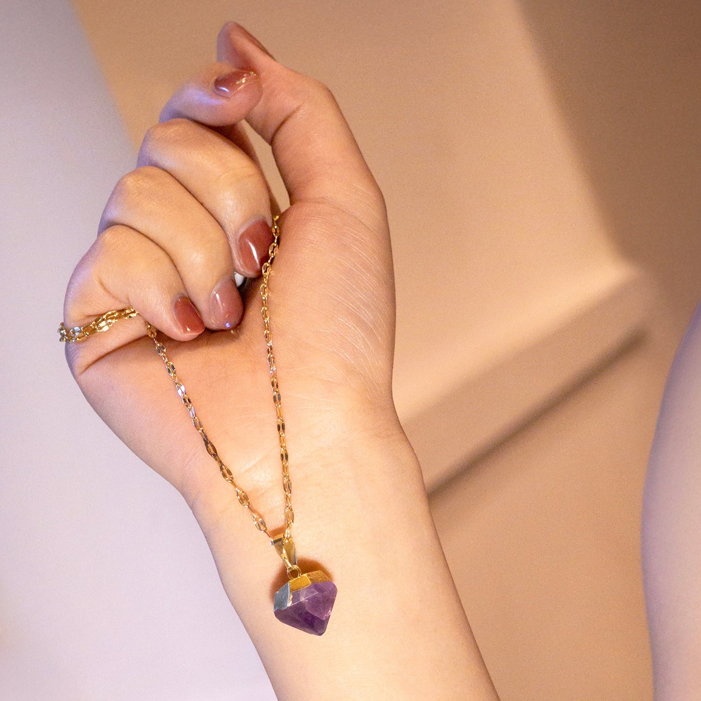 Natural Amethyst Necklace