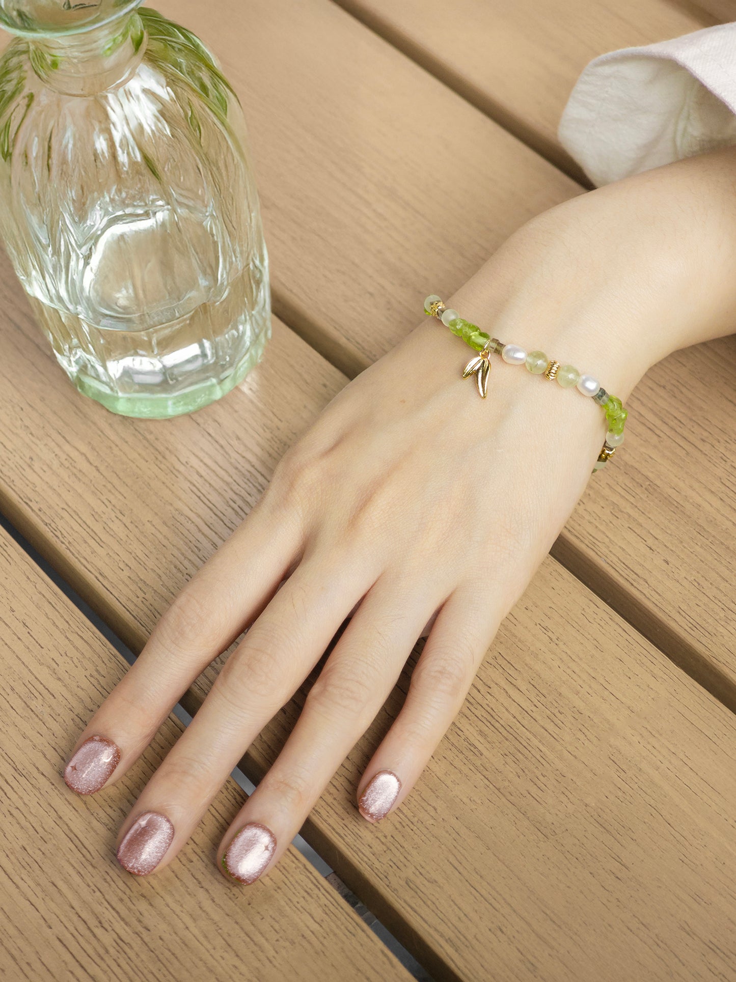 Springtime Muse – Fresh Green Bracelet