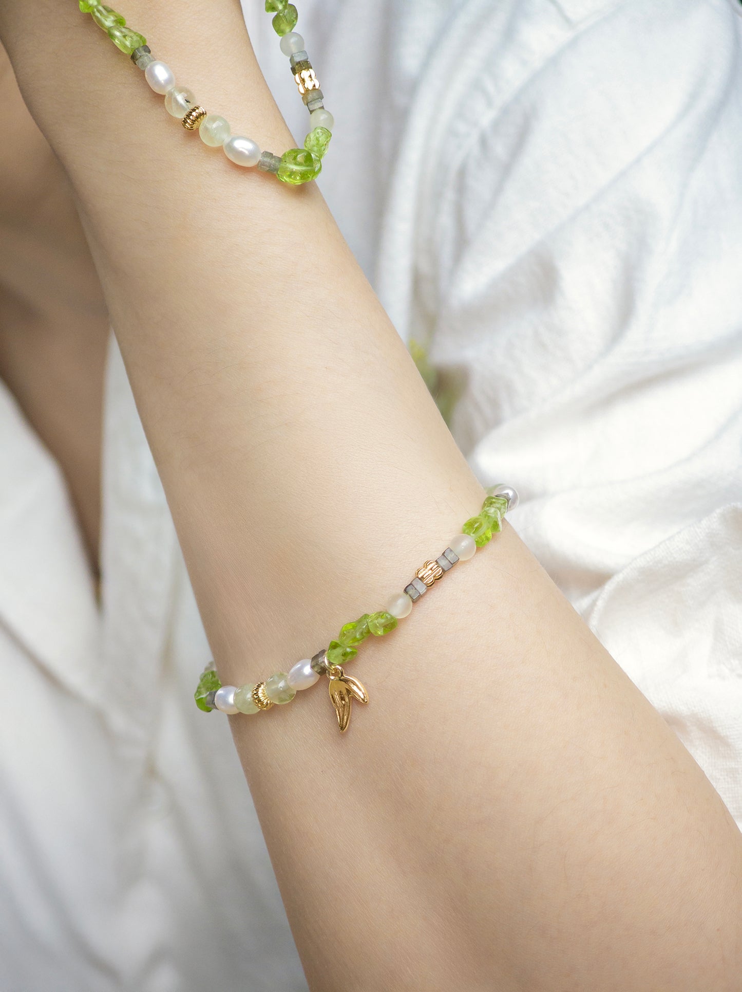 Springtime Muse – Fresh Green Bracelet