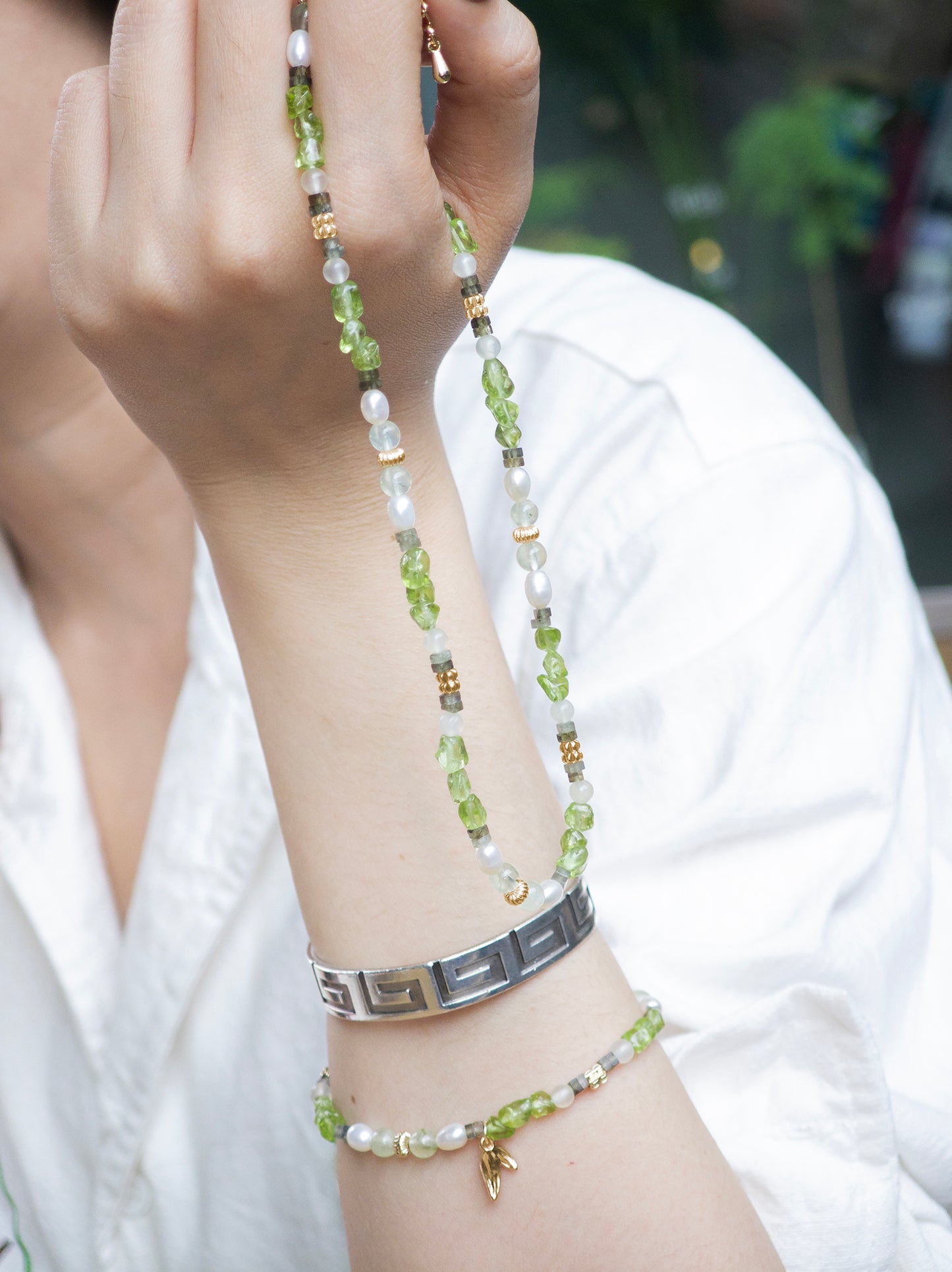 Springtime Muse – Fresh Green Bracelet