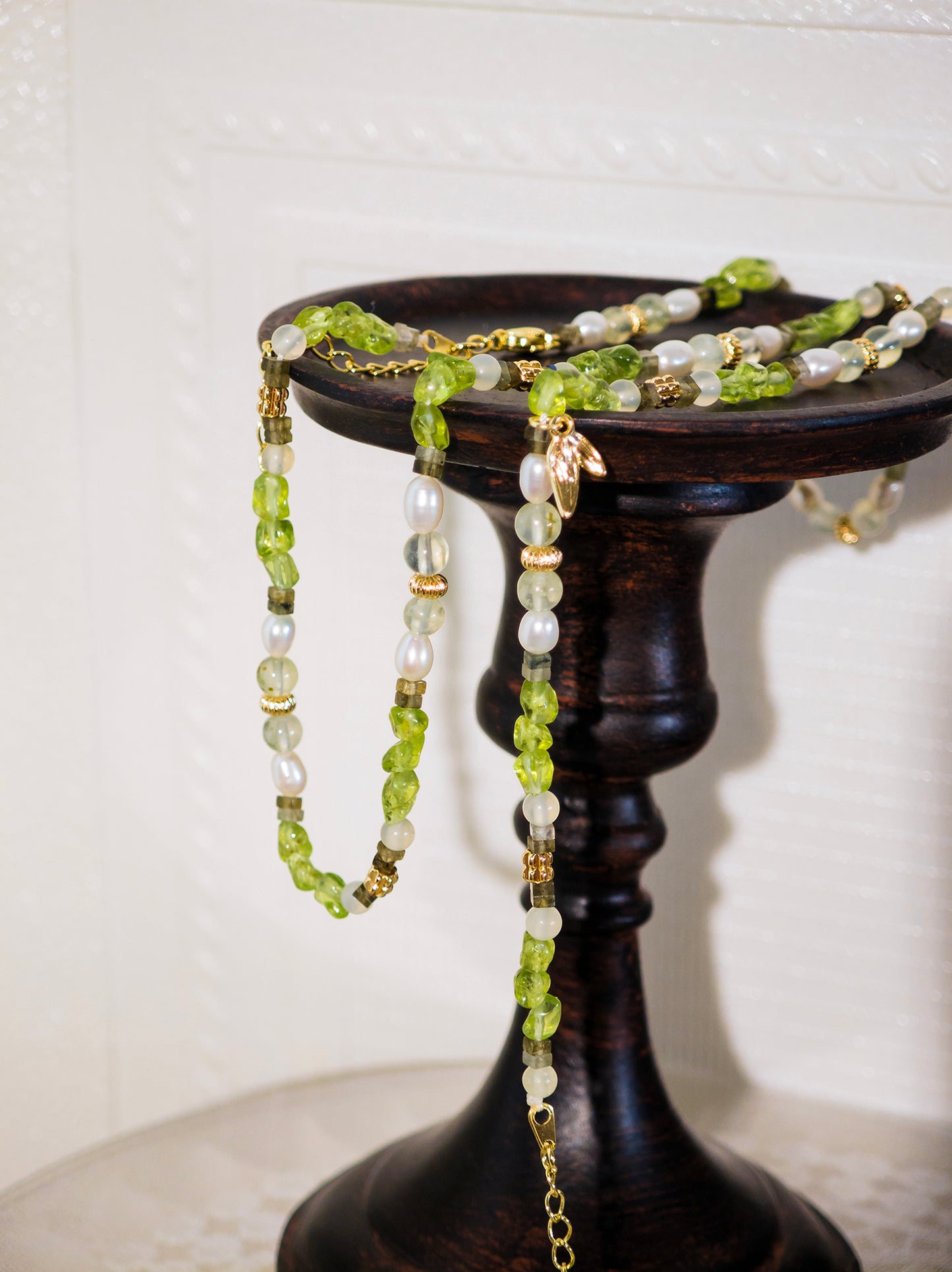 Springtime Muse – Fresh Green Necklace