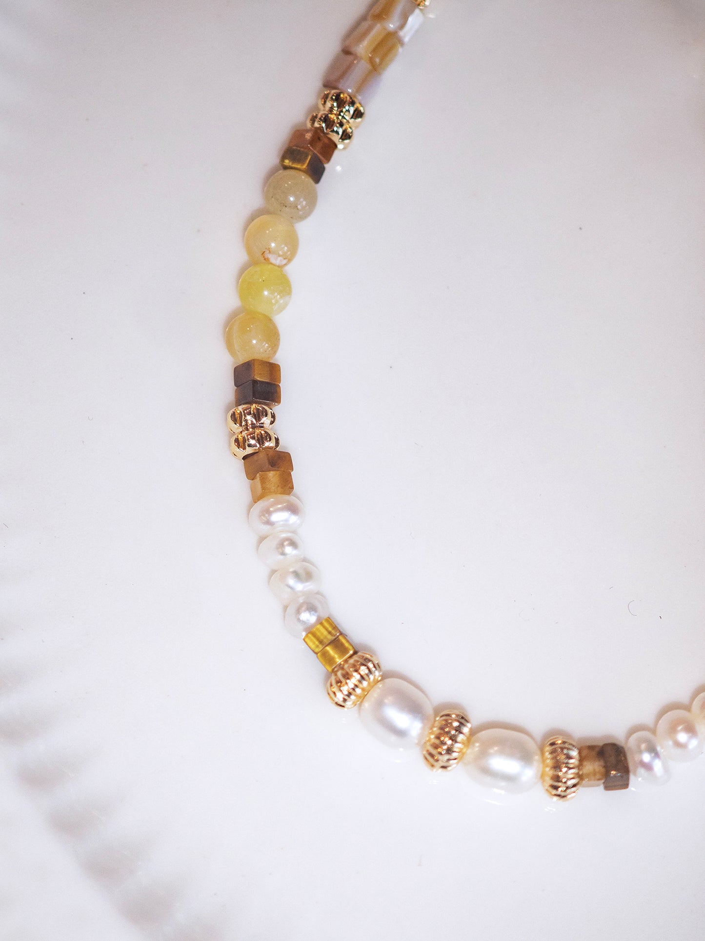 Springtime Muse –Pastel Yellow Bracelet