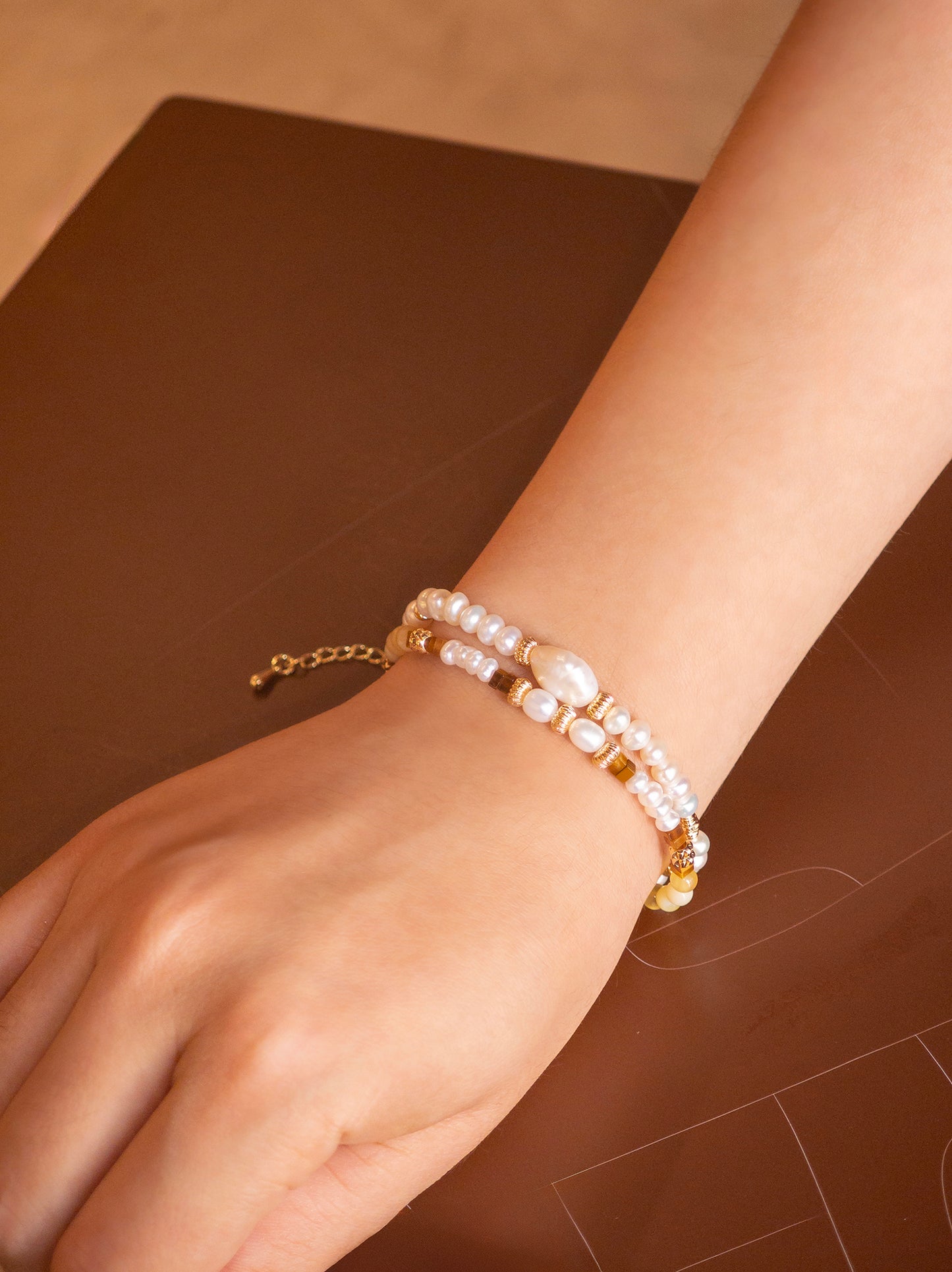 Springtime Muse –Pastel Yellow Bracelet