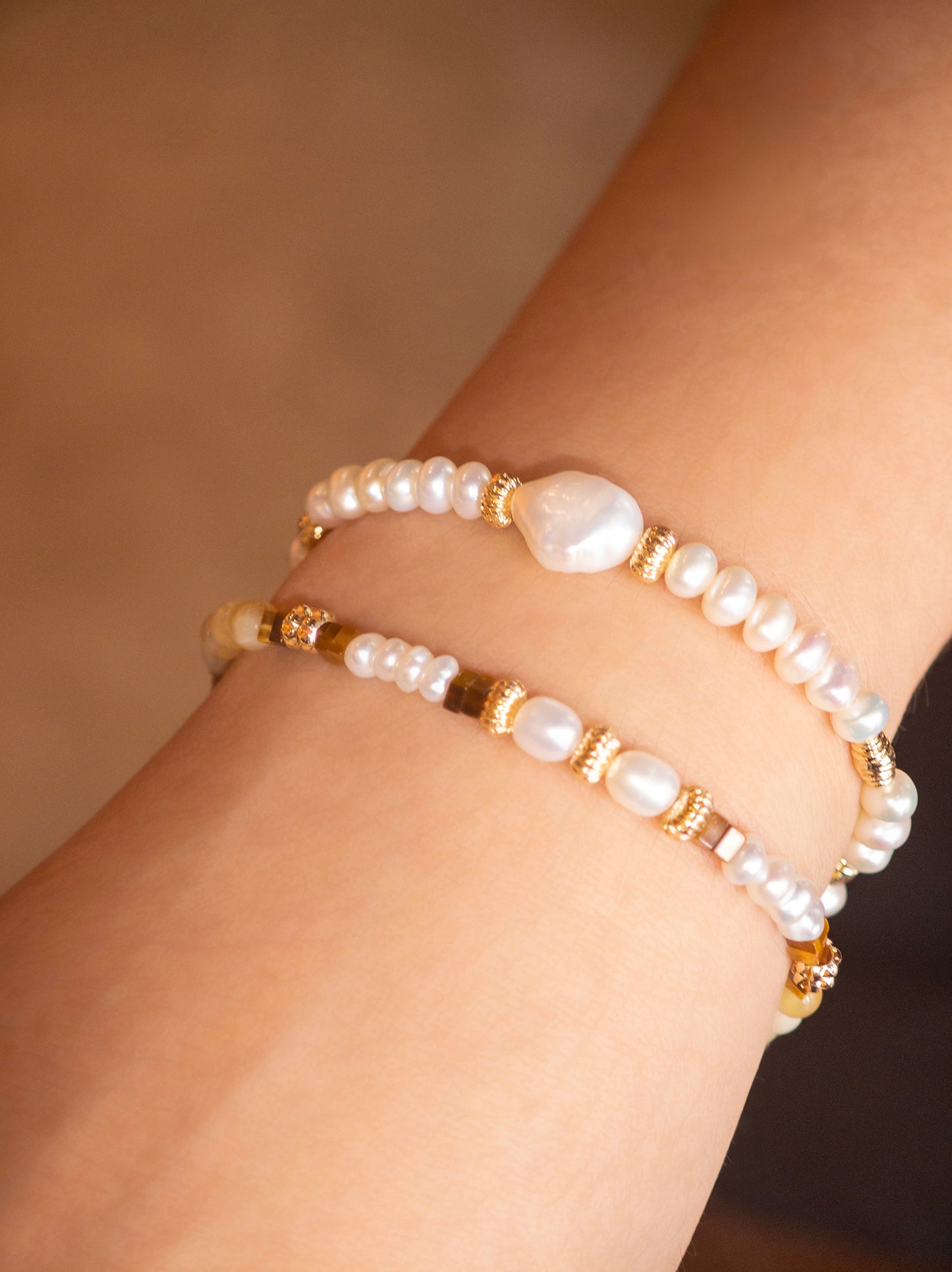 Springtime Muse –Pastel Yellow Bracelet