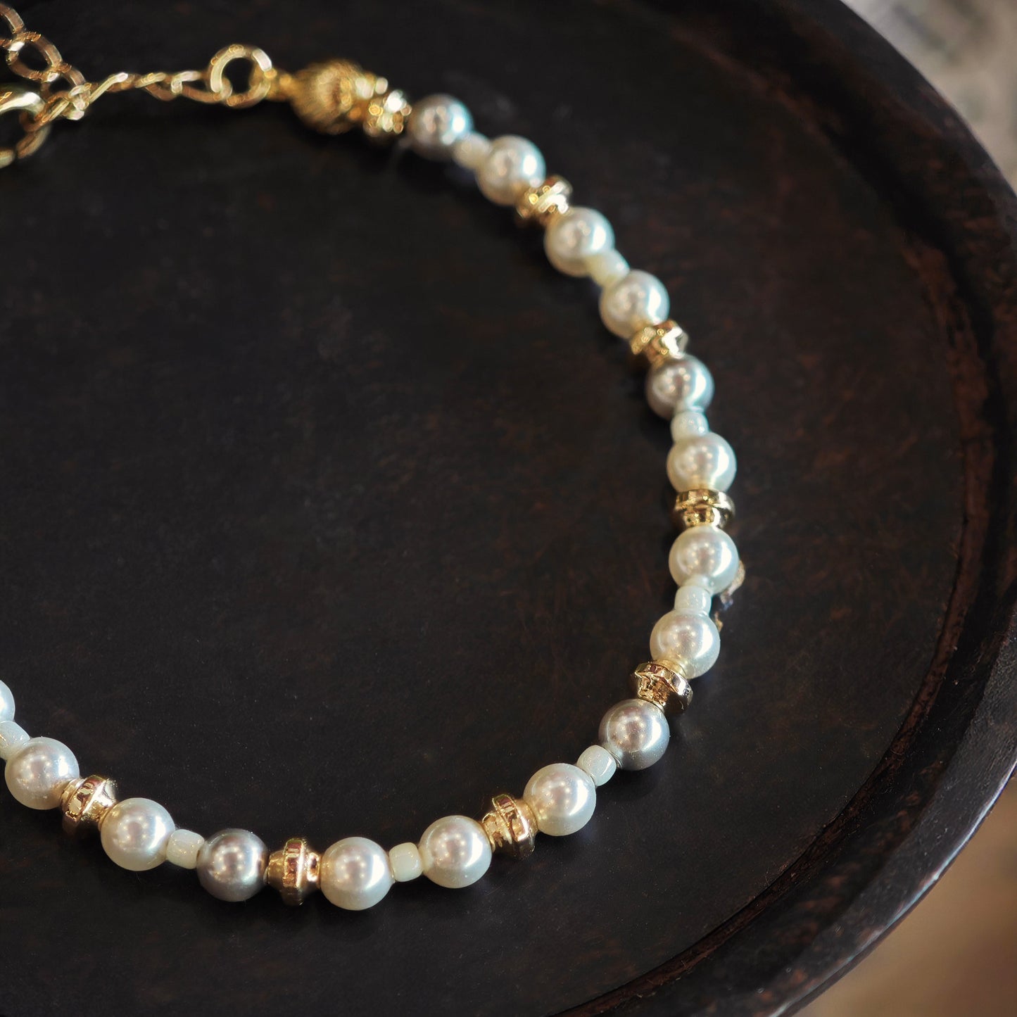 Swarovski Two-Tone Pearl Bracelet