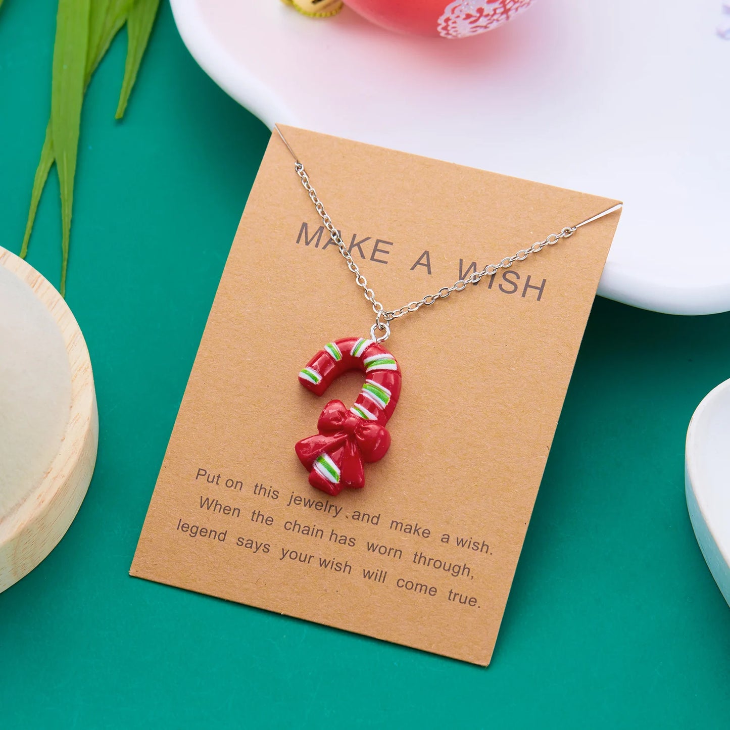 Festive Christmas Charm Necklaces Holiday Cheer Collection