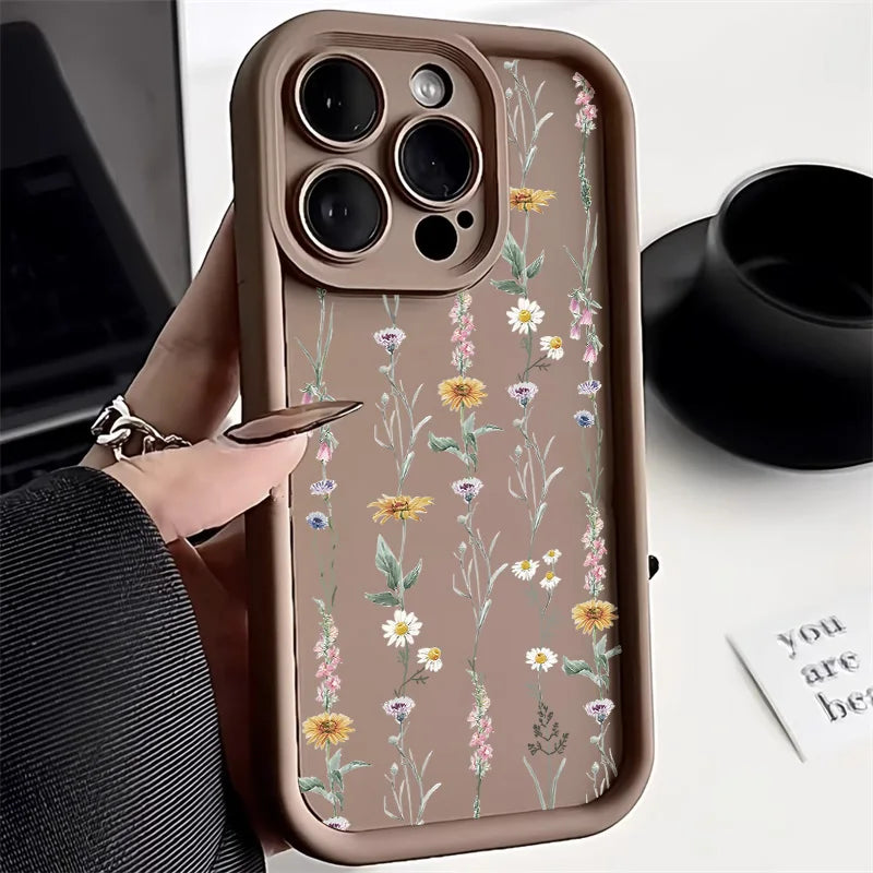 Your Daily Dose of Joy–Flower Silicone Phone Case For iPhone11/12/13 series