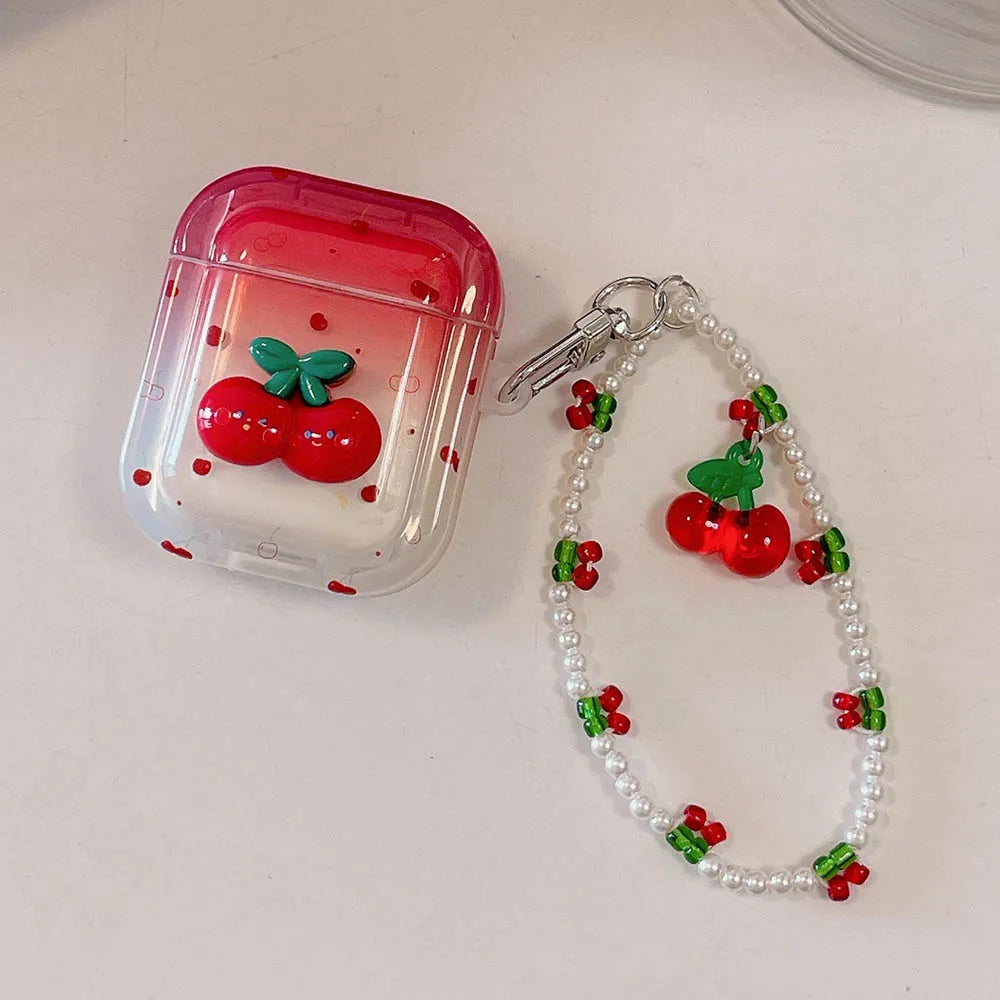 🍒 Cherry Pop Airpods Case
