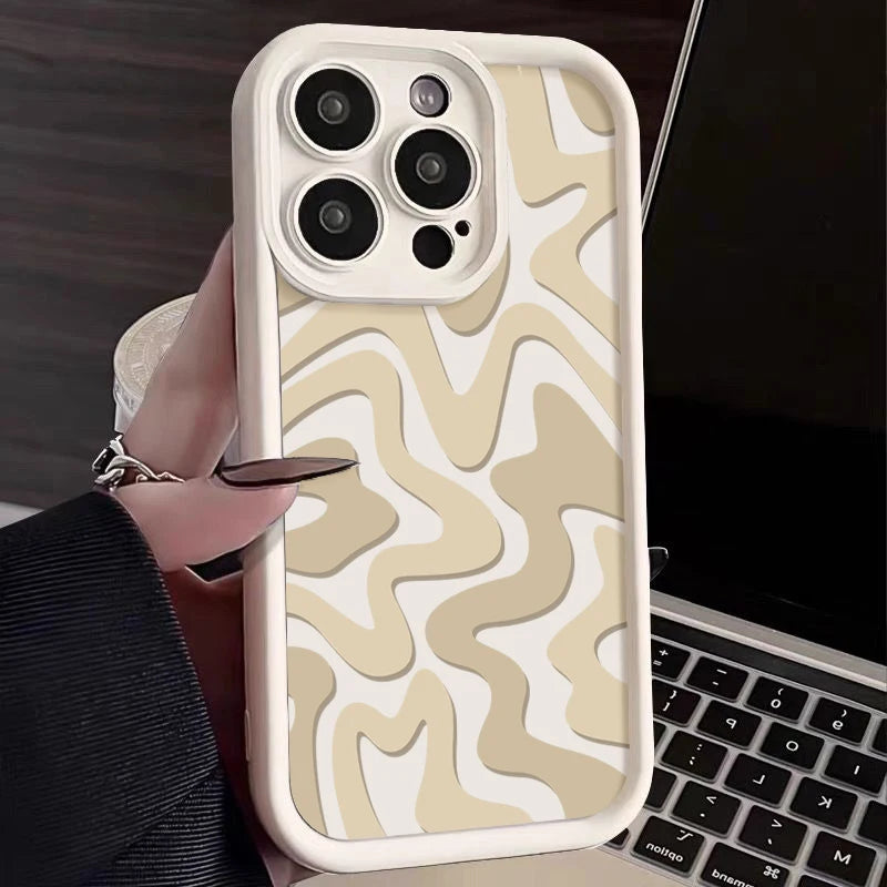 🎨 Wavy Groove iPhone Case – Flow with Style! 🌊 - iPhone 15/16 series