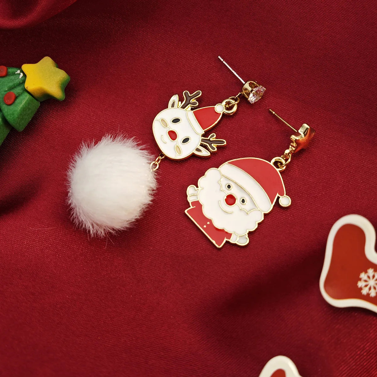 Favorite Disney Character AirPods Case Christmas Tassel Earrings