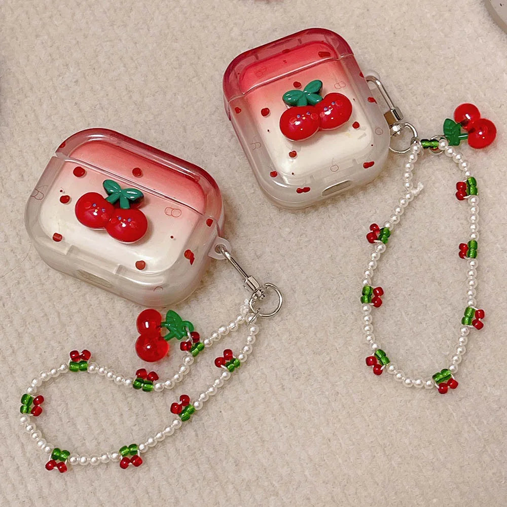 🍒 Cherry Pop Airpods Case