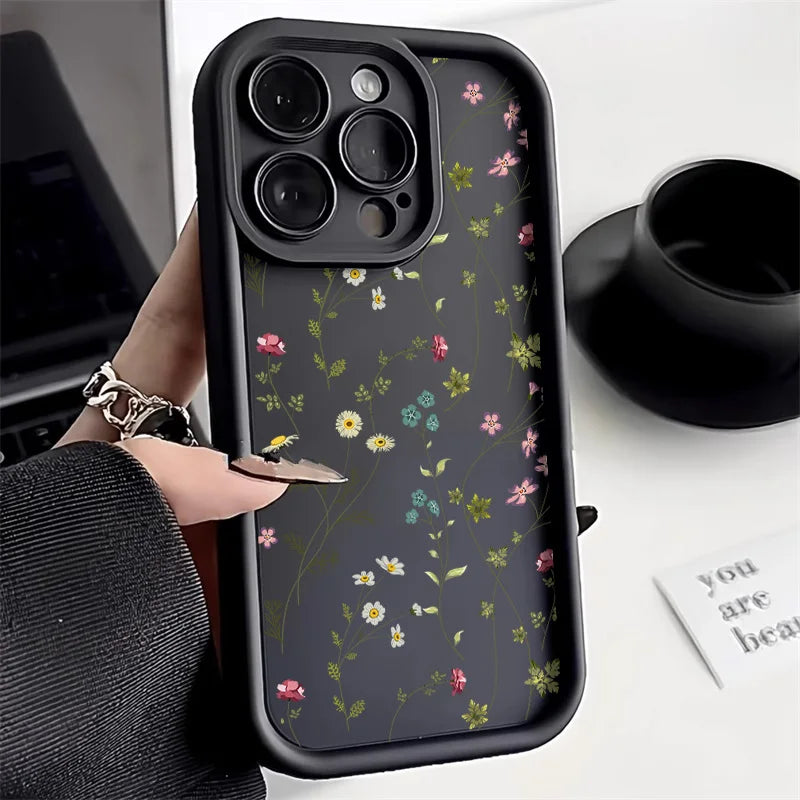 Your Daily Dose of Joy–Flower Silicone Phone Case For iPhone14/15/16 series