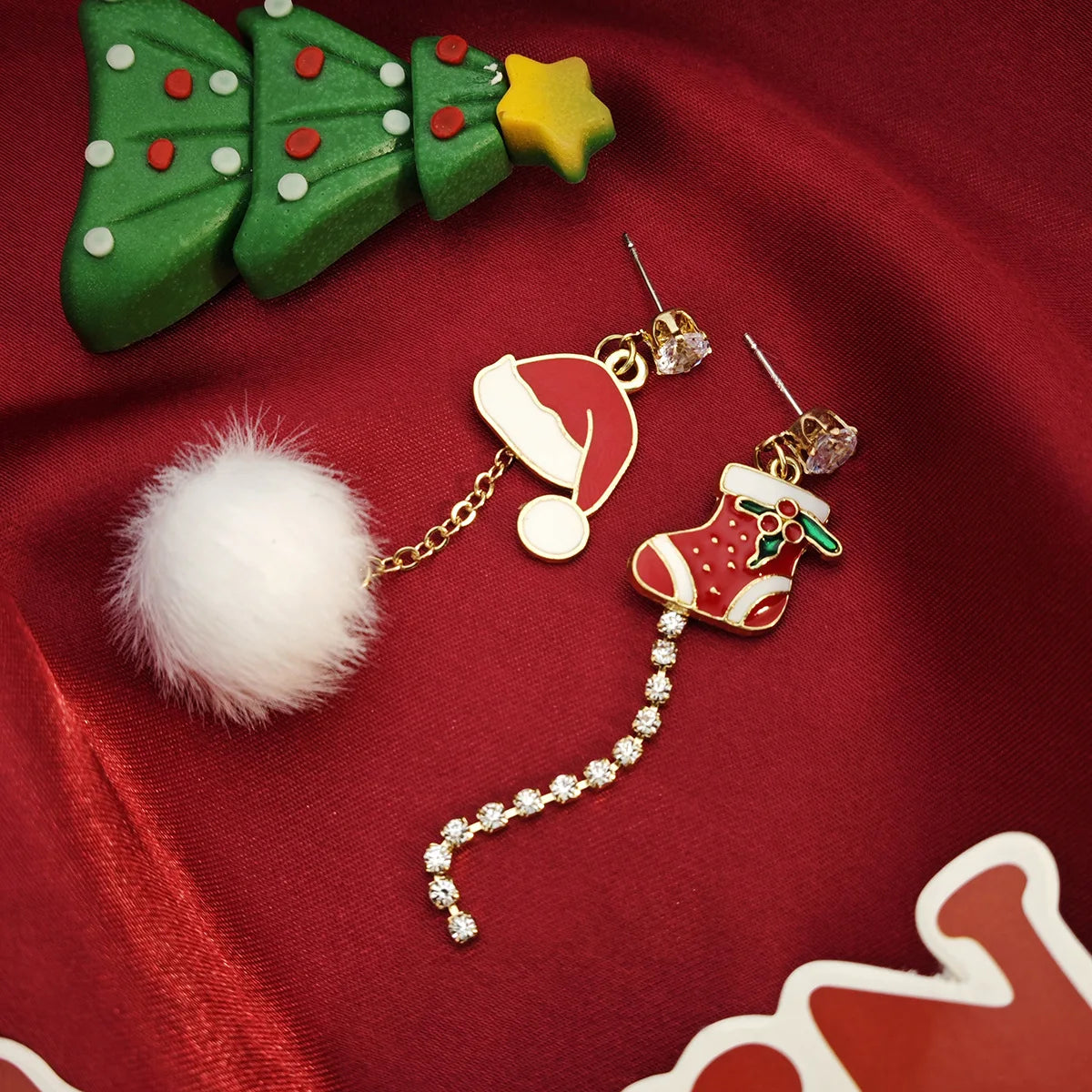 Favorite Disney Character AirPods Case Christmas Tassel Earrings