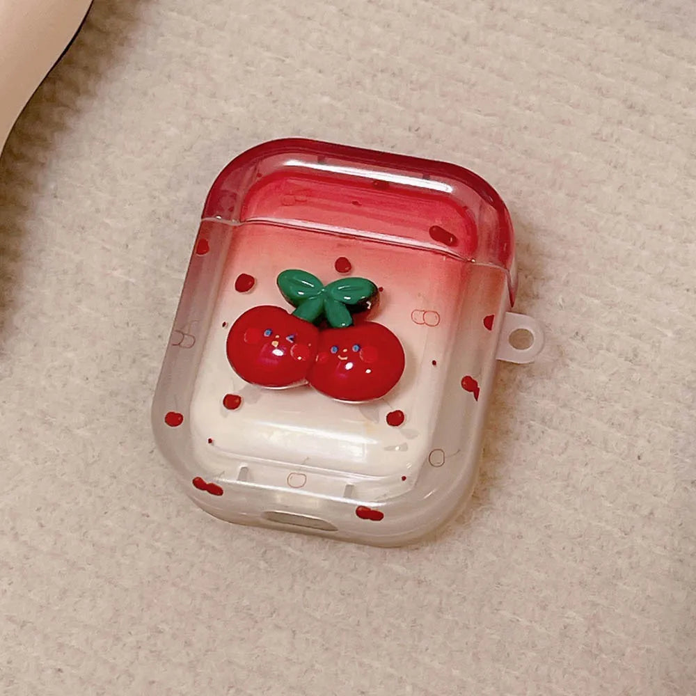 🍒 Cherry Pop Airpods Case