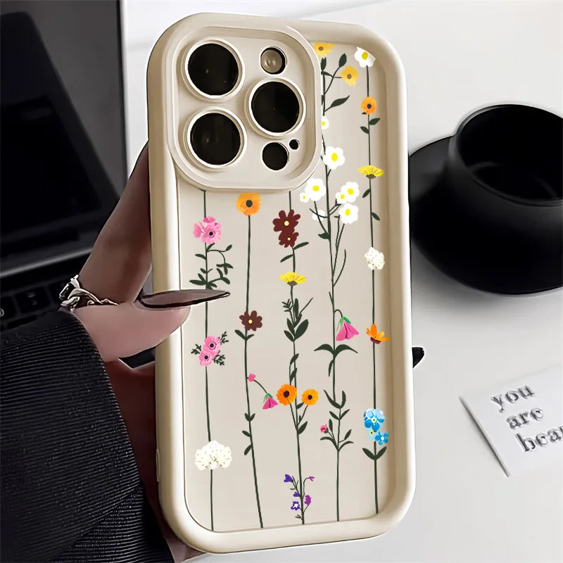 Your Daily Dose of Joy–Flower Silicone Phone Case For iPhone11/12/13 series