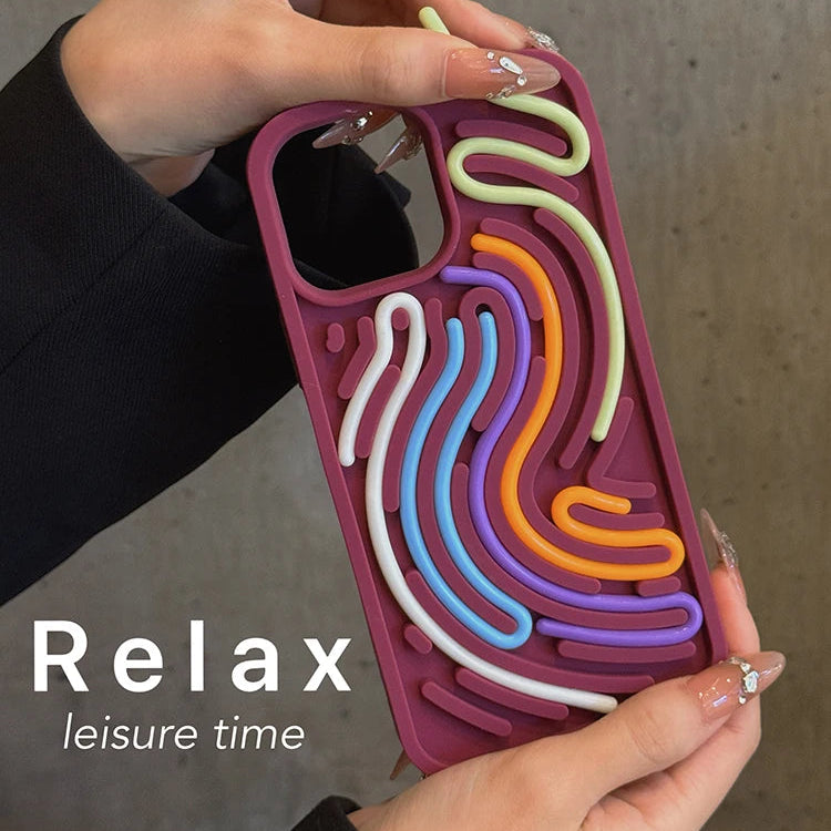 🎨 Twisty Threads – DIY Silicone Case for the Creative Soul