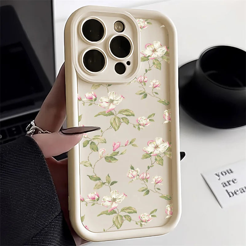Your Daily Dose of Joy–Flower Silicone Phone Case For iPhone14/15/16 series