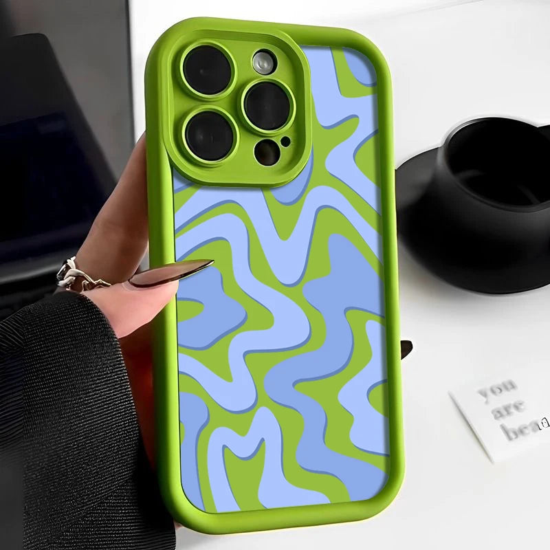 🎨 Wavy Groove iPhone Case – Flow with Style! 🌊 - iPhone 15/16 series