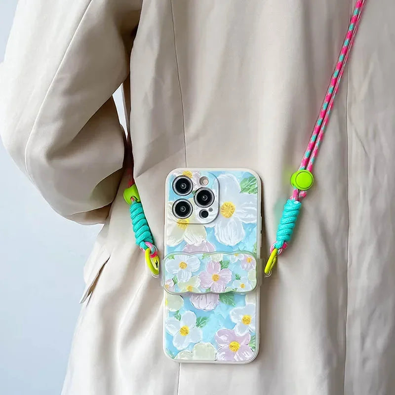 Dopamine-Boosting Phone Case iPhone 15/16 with Crossbody Lanyard