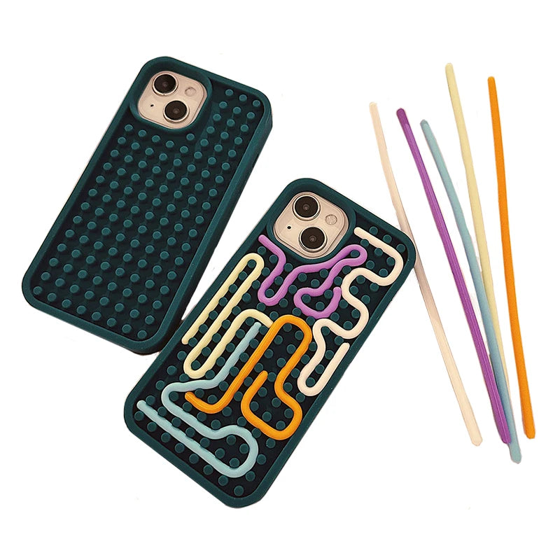 🎨 Twisty Threads – DIY Silicone Case for the Creative Soul