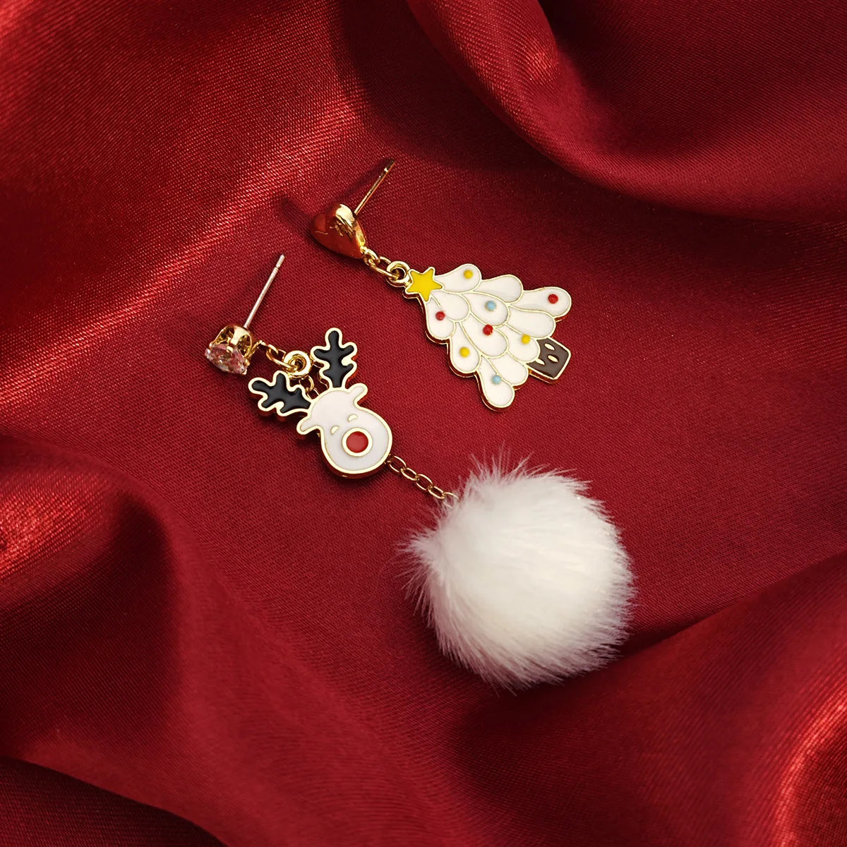 Favorite Disney Character AirPods Case Christmas Tassel Earrings