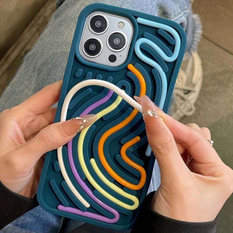🎨 Twisty Threads – DIY Silicone Case for the Creative Soul
