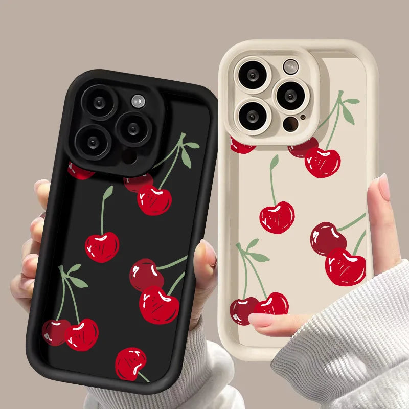🍒 Cherry On Top! Soft Silicone iPhone Case - iPhone 12/13/14 series