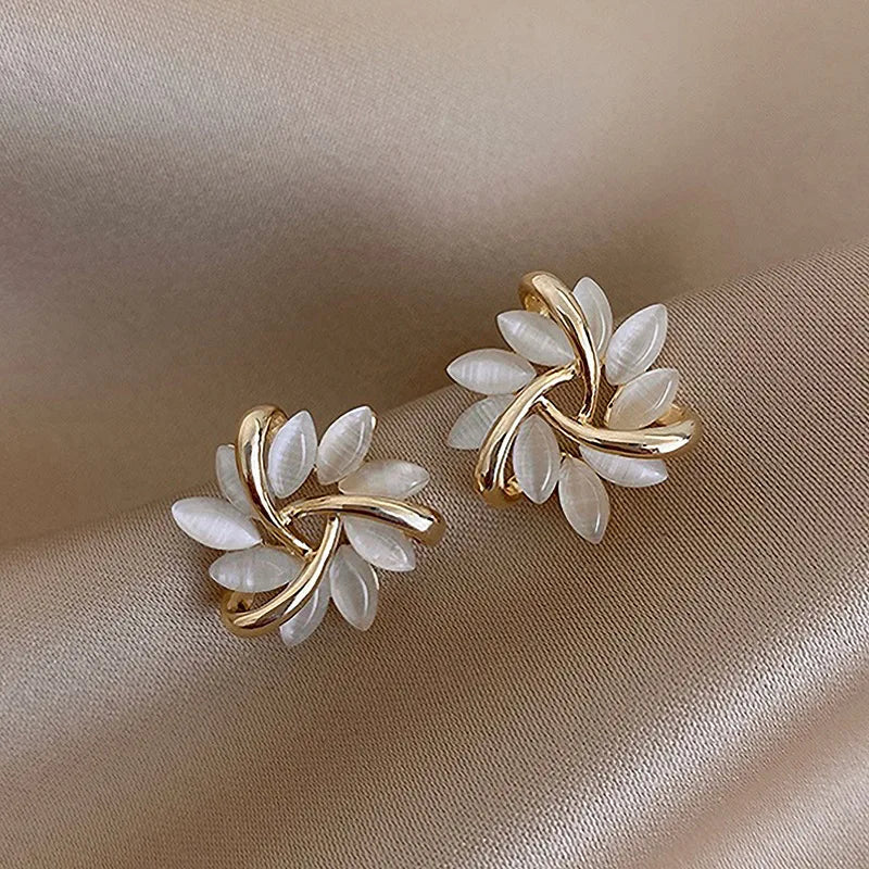 Elegant Floral Stud Earrings Timeless Beauty Flower Jewelry