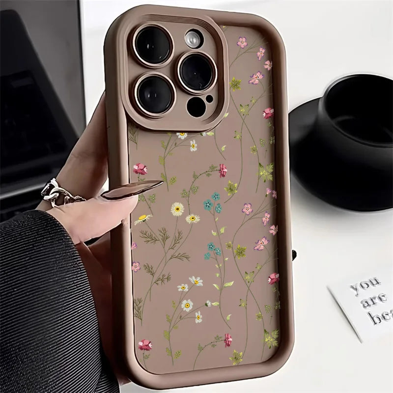Your Daily Dose of Joy–Flower Silicone Phone Case For iPhone11/12/13 series