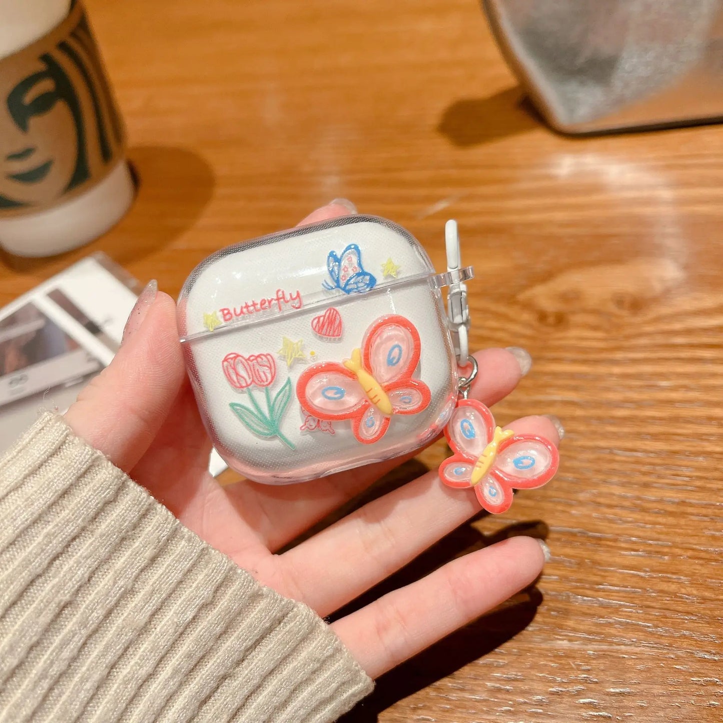 Korean Style Fresh Flower Earphone Case For AirPods