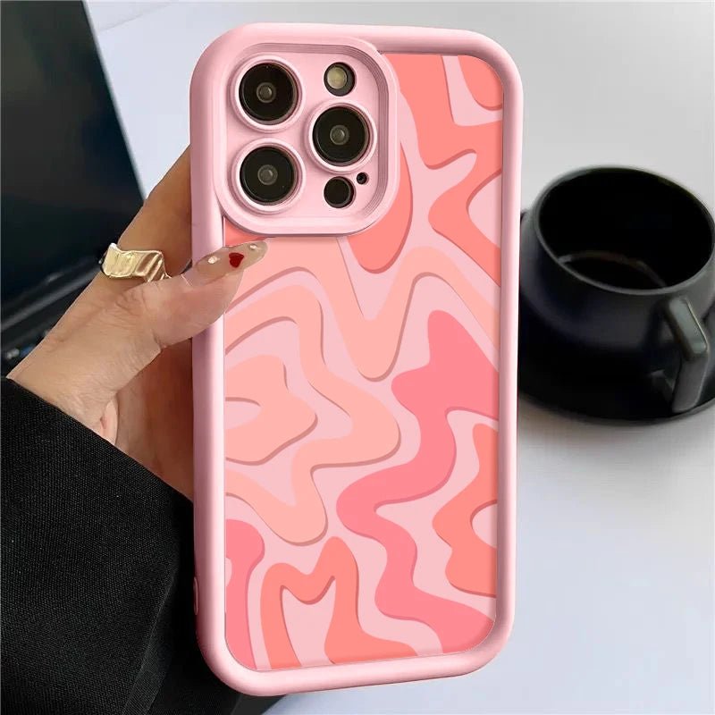 🎨 Wavy Groove iPhone Case – Flow with Style! 🌊 - iPhone 15/16 series
