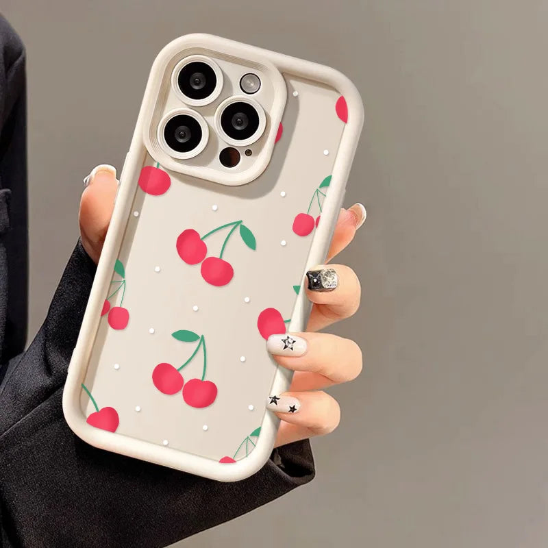 🍒 Cherry On Top! Soft Silicone iPhone Case - iPhone 12/13/14 series